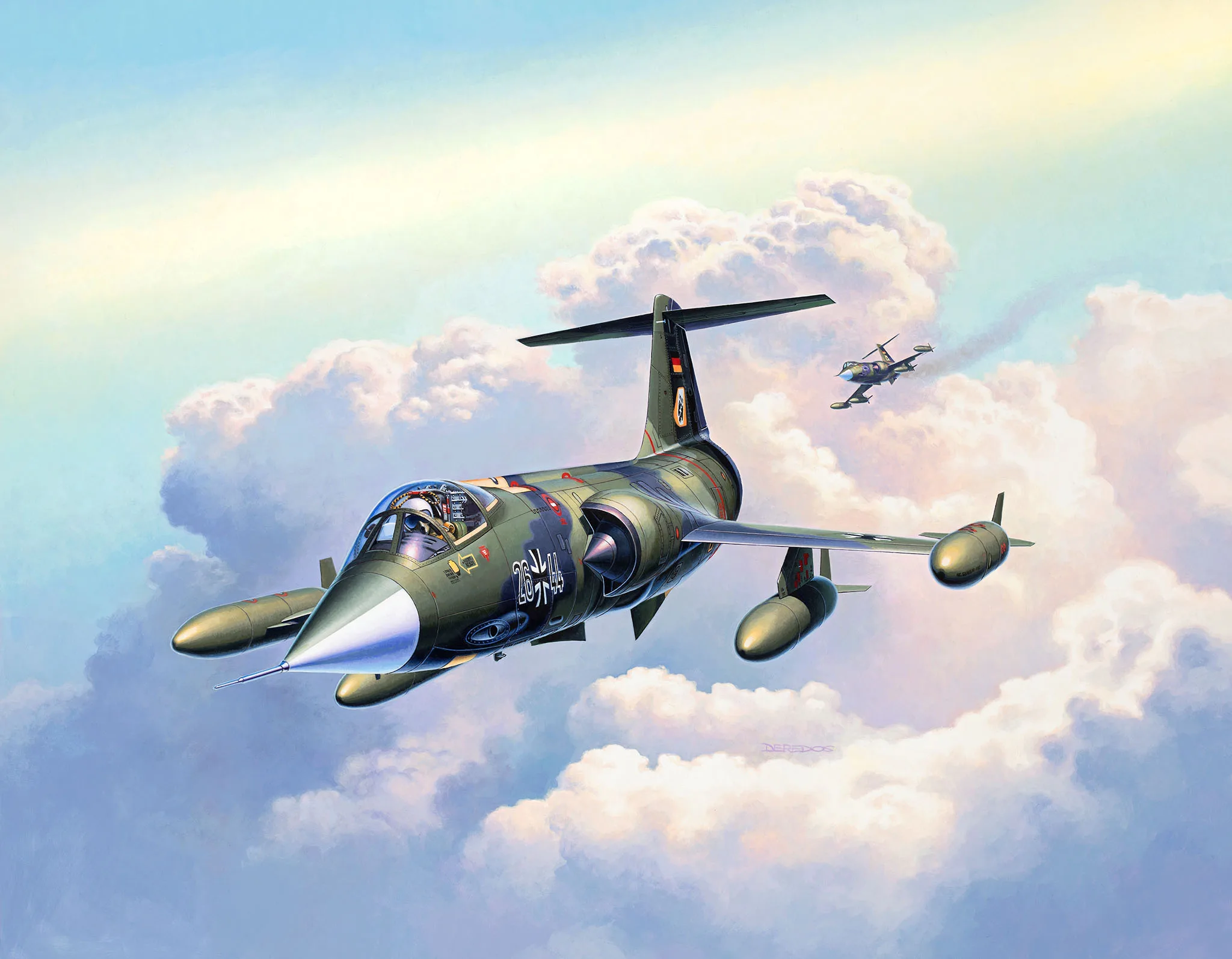 Изтребител Локхийд F-104G – сглобяем модел