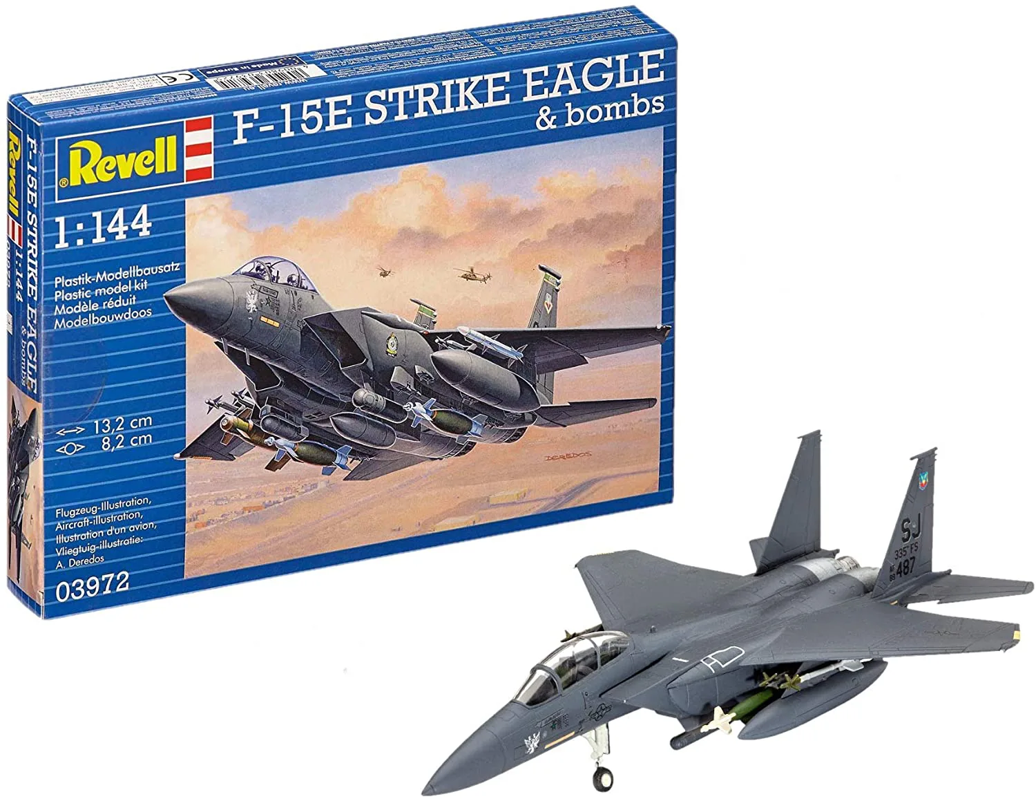 Бомбандировач F-15E – сглобяем модел
