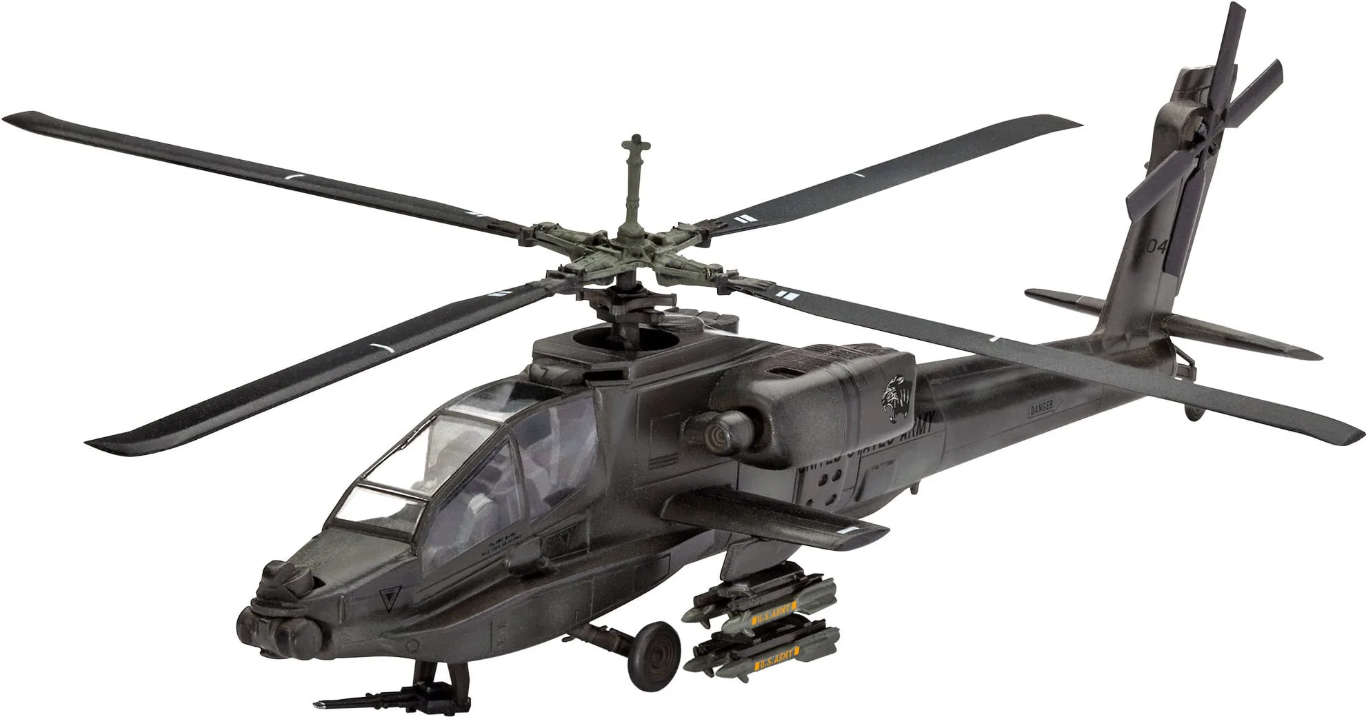Боинг AH-64A Апач – сглобяем модел