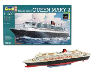 Океански лайнер Queen Mary 2 - сглобяем модел