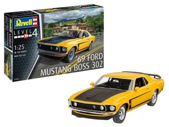 Мустанг 1969 Boss 302 – сглобяем модел