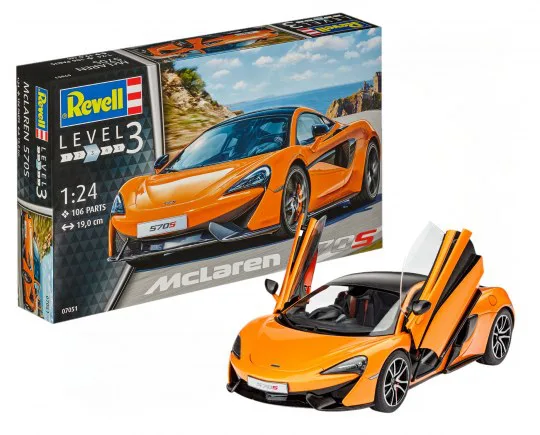 Маккларън 570s – сглобяем модел