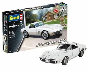 Автомобил Corvette C3 - сглобяем модел