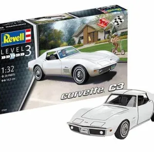 Автомобил Corvette C3 - сглобяем модел