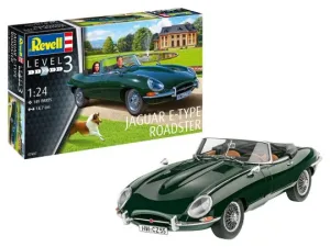 Автомобил Ягуар E-Type Roadster - сглобяем модел