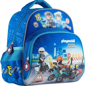 Детска раница, Astra, PL-10, Playmobil, Полиция, 22 x 28 x 13 см