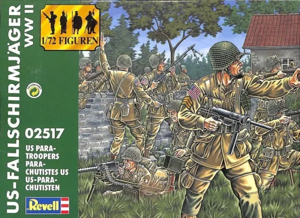 Фигури за сглобяване, Revell, Американски парашутисти, 45 броя