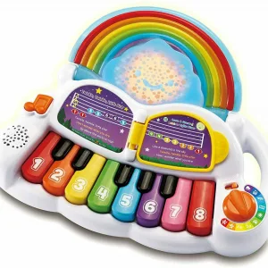 Интерактивна играчка, Vtech, Leap Frog, Бебешко пиано, Дъга, 33 x 11 x 26 см
