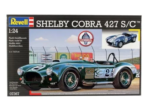 Автомодел за сглобяване, Revell, Shelby Cobra 427, 93 части