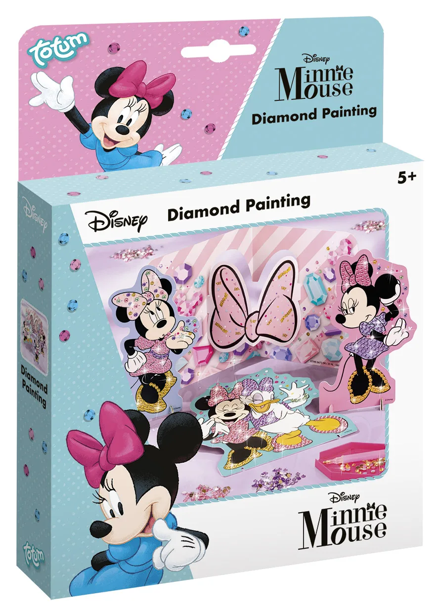 Творчески комплект, Totum, Minnie Mouse, Направи си сам картички с диаманти