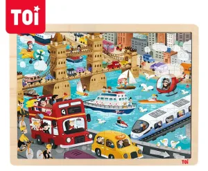 Дървен пъзел, Toi World, Градски транспорт, 100 части