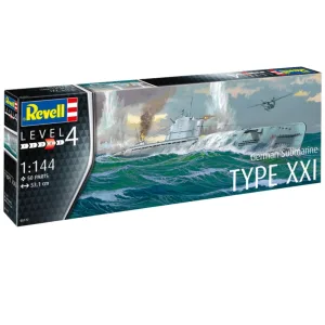 Сглобяем модел, Revell, Германска подводница Type XXI, 50 части