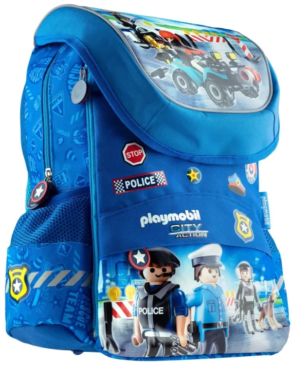 Детска раница, Astra, PL-11, Playmobil, Полиция, 28 x 36 x 18 см
