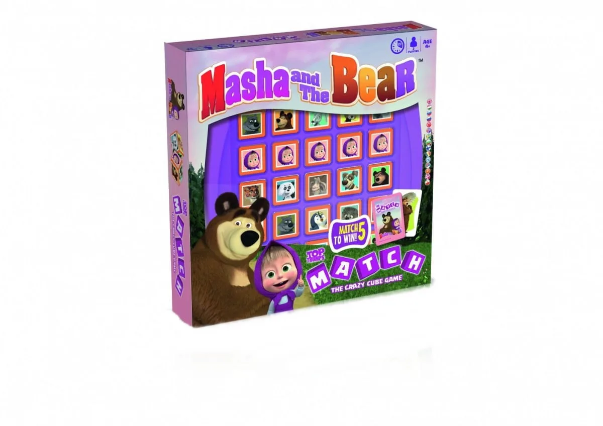 Настолна игра, Winning Moves, Top Trumps Match, Маша и Мечокът