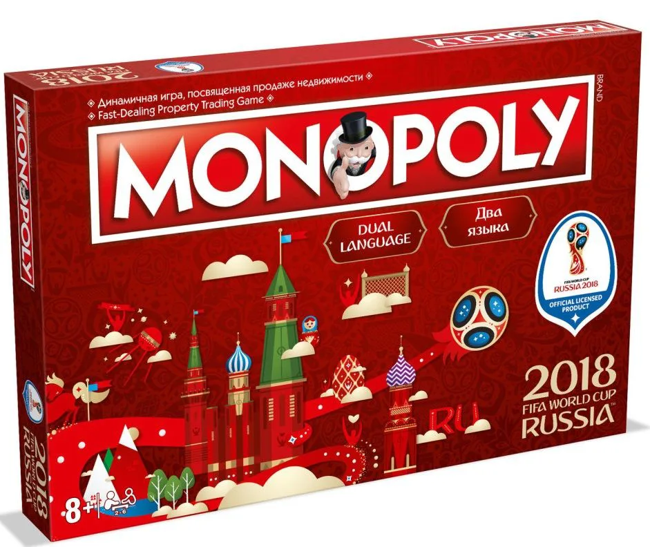 Настолна игра, Winning Moves, Monopoly, Световна купа 2018