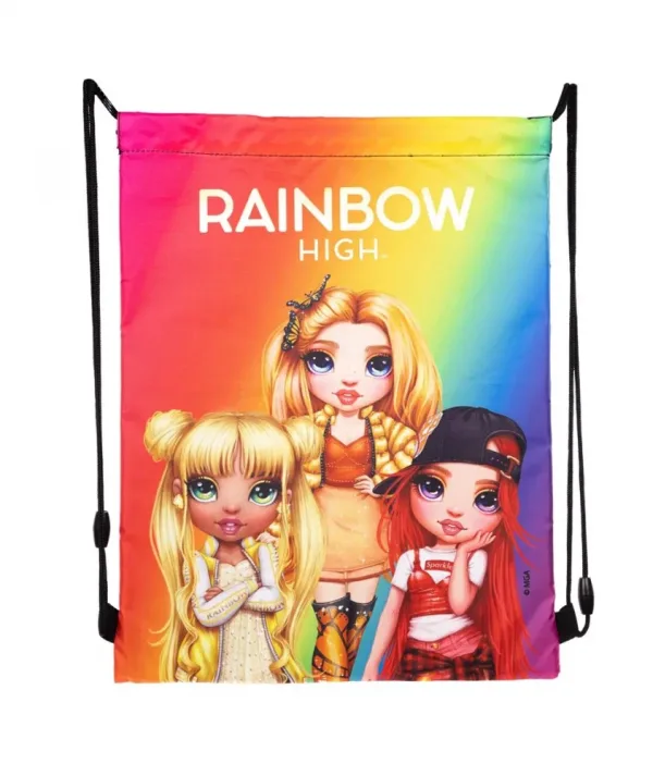 Спортна чанта, Astra, AD1, Rainbow High, Златен стил, 44 × 33 см