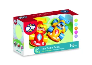 Комплект колички, WOW Toys, Турбо близнаци