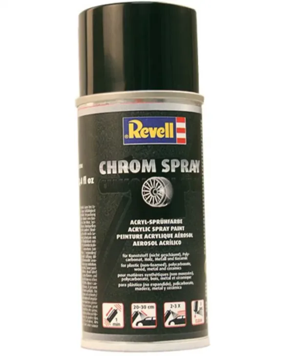 Акрилна боя,Revell, Спрей Хром, 150мл