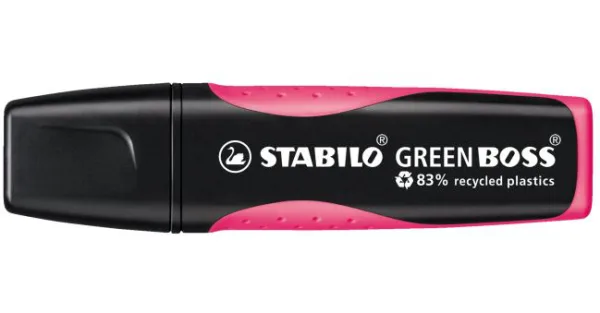 Текст маркер, Stabilo, Green Boss, Розов
