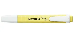 Текст маркер, Stabilo, Swing Cool Pastel, Млечно жълт