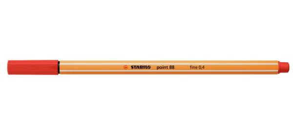 Тънкописец, Stabilo, Point 88, Светло червено