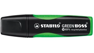 Текст маркер, Stabilo, Green Boss, Зелен