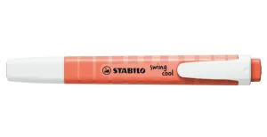 Текст маркер, Stabilo, Swing Cool Pastel, Коралово червен