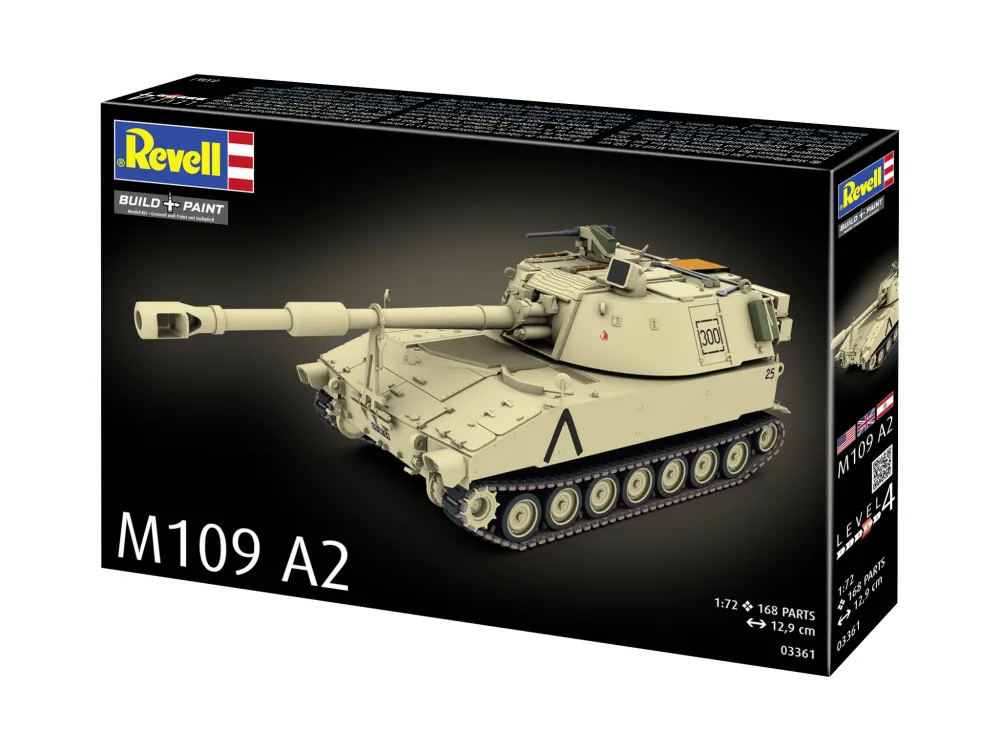 Сглобяем модел, Revell, Танк M109 A2, 168 части