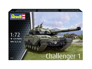 Сглобяем модел, Revell, Танк Challanger 1, 129 части