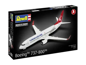Сглобяем модел, Revell, Самолет Боинг 737-800 Турски авиолинии, 63 части