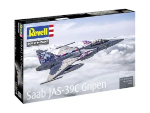 Сглобяем модел, Revell, Шведски изтребител Saab JAS-39C Gripen, 110 части