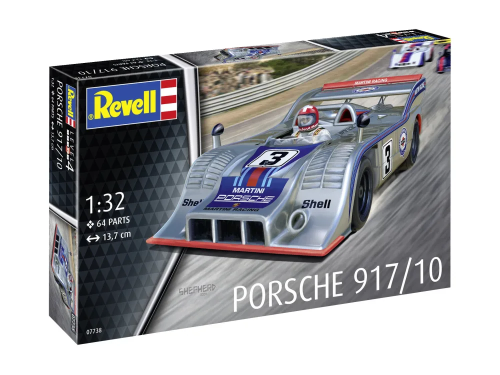 Сглобяем модел, Revell, Автомобил Porsche 917, 64 части