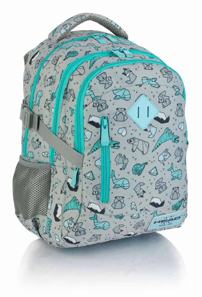 Ученическа раница, Head, Животинки, HD-239, 38 x 28 x 17 см