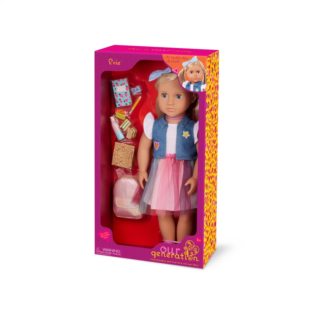 Кукла, Battat, Our Generation, Еви с аксесоари, 46 см