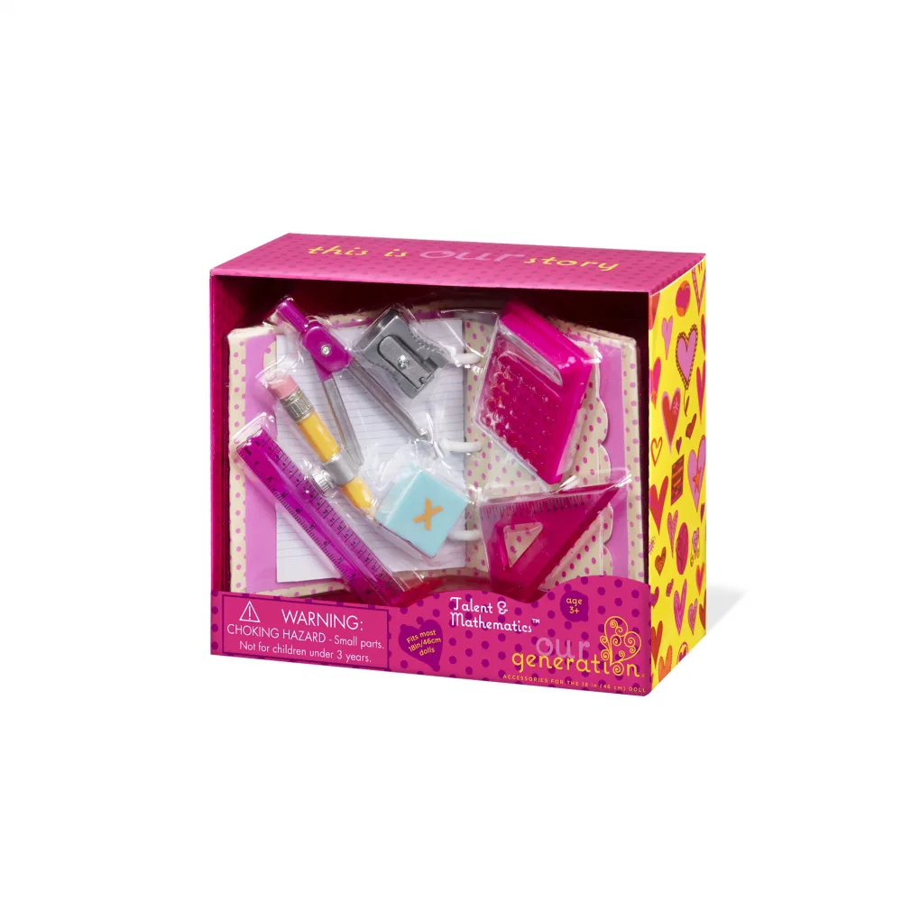 Комплект, Battat, Our Generation, Принадлежности по математика