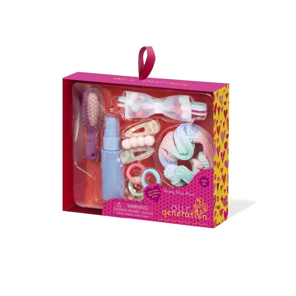 Комплект, Battat, Our Generation, Аксесоари за коса