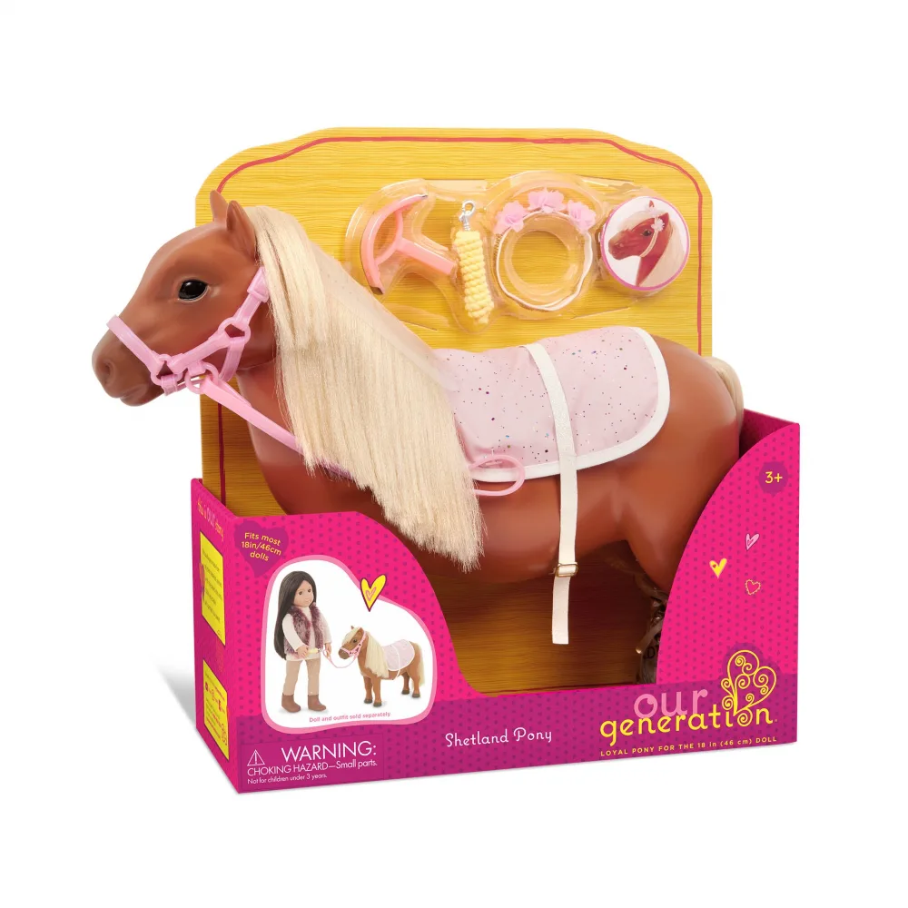 Конче, Battat, Our Generation, Шетландско пони с аксесоари