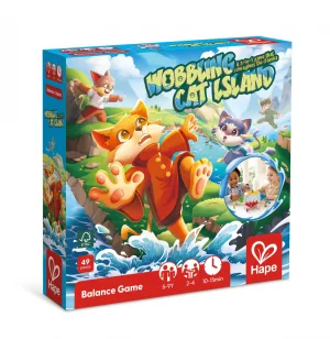 Настолна игра, Hape, Котешки остров, 3 в 1