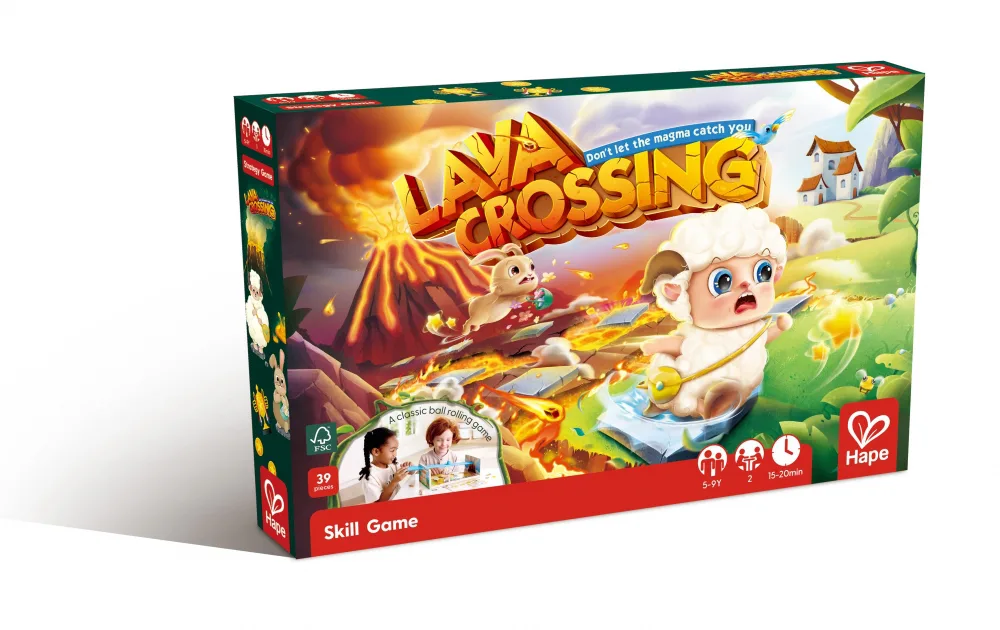 Настолна игра, Hape, Премини лавата, 2 в 1