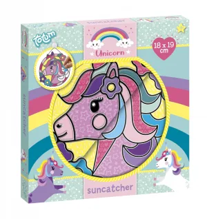 Творчески комплект, Totum, Еднорог, Направи си сам декорация за прозорец, Ловец на слънце