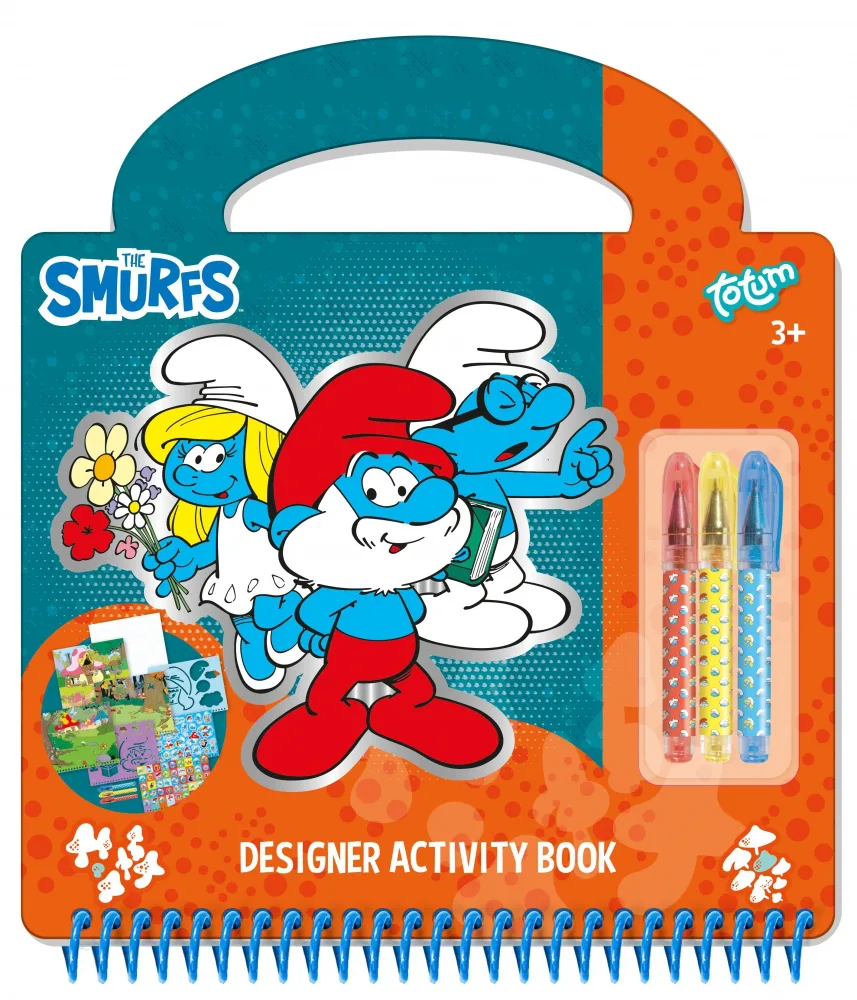 Творчески комплект, Totum, Smurfs, Книжка с активности