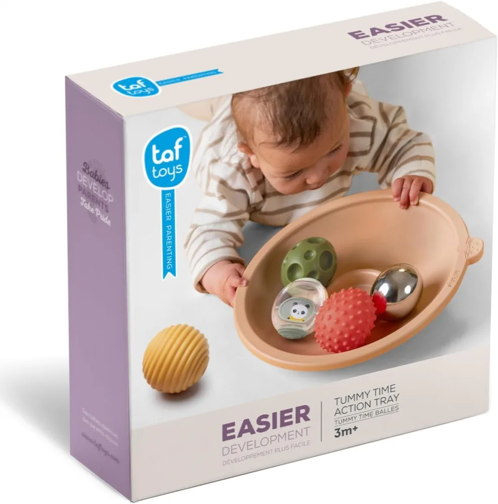 Бебешка играчка, Taf Toys, Купа с 5 сензорни топки