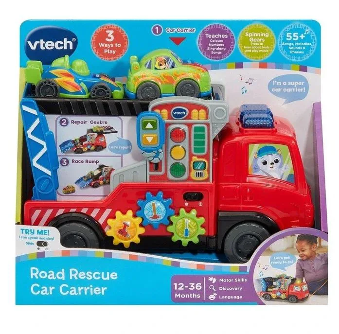 Интерактивна играчка за дърпане, Vtech, Камион за пътна помощ