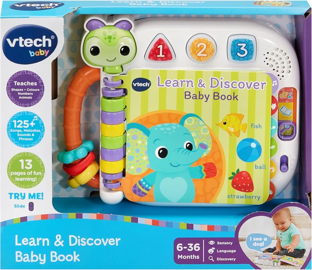 Интерактивна играчка, Vtech, Образователна бебешка книжка