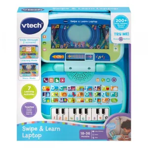 Интерактивна играчка, Vtech, Образователен лаптоп, Плъзни и научи