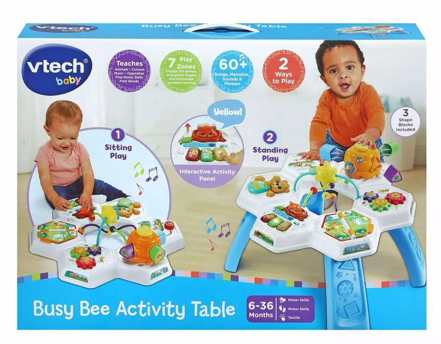 Интерактивна играчка, Vtech, Масичка за игра, Синя