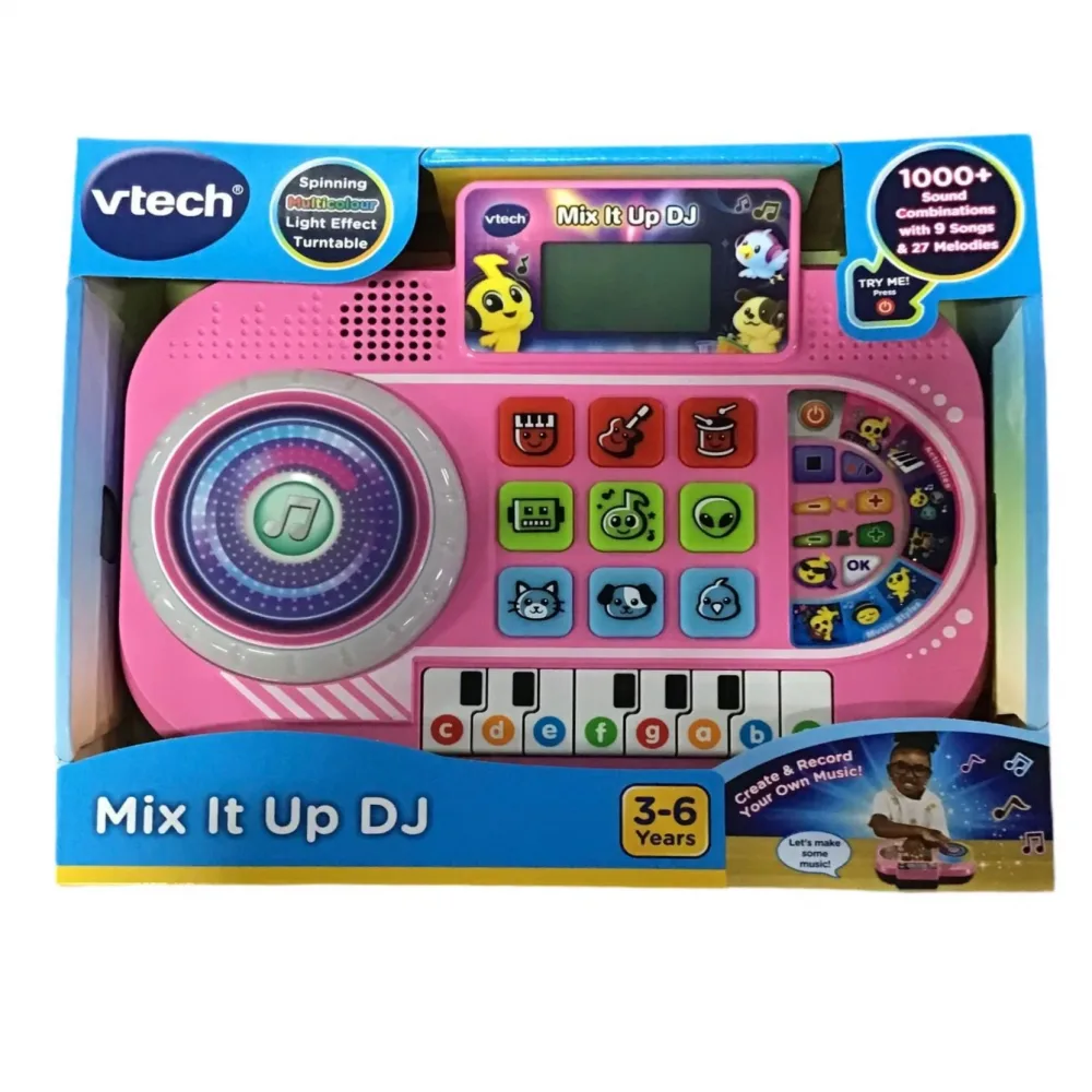 Интерактивна играчка, Vtech, DJ Пулт, Розов