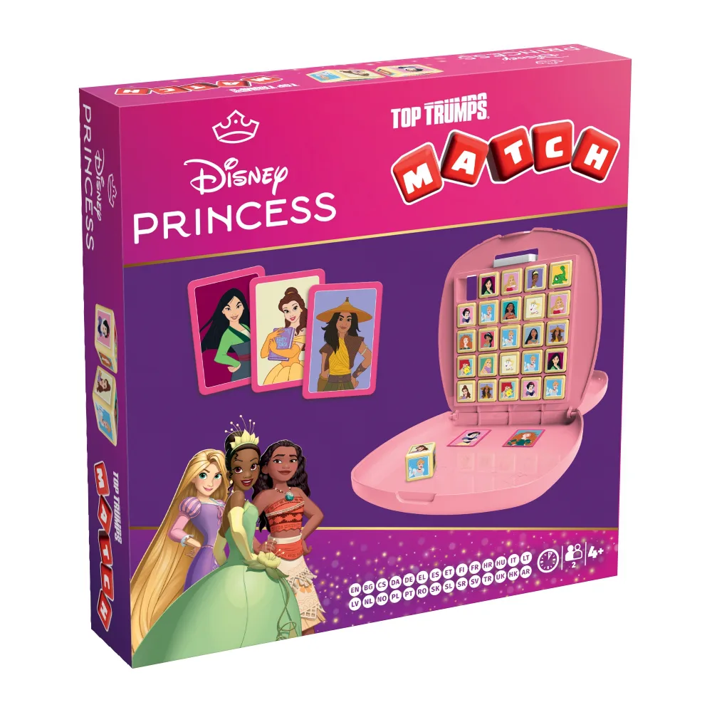 Настолна игра, Winning Moves, Top Trumps Match, Disney Princess