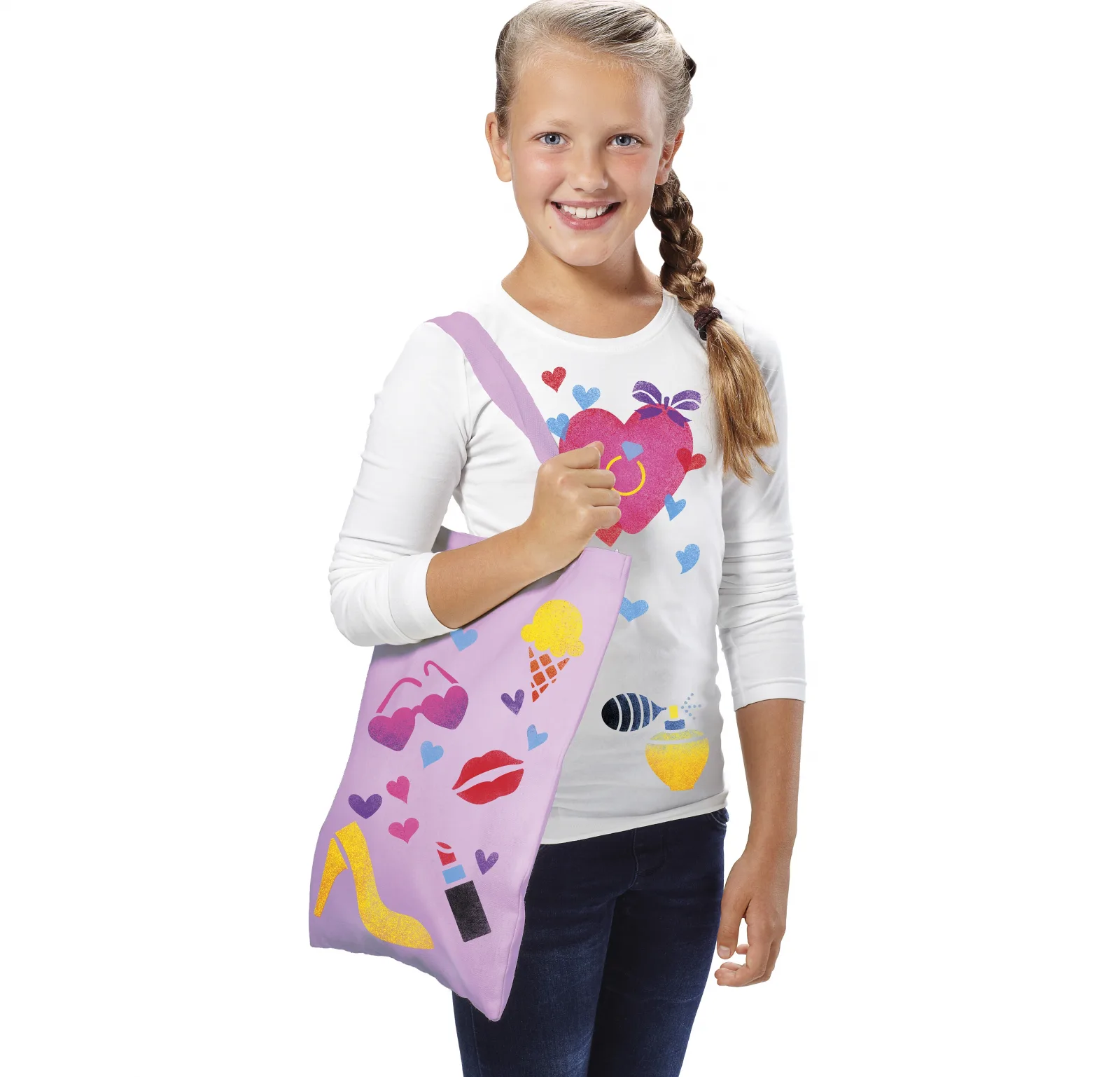 Творчески комплект, Totum, Оцветявай сам със спрей писалки за текстил - Image 3