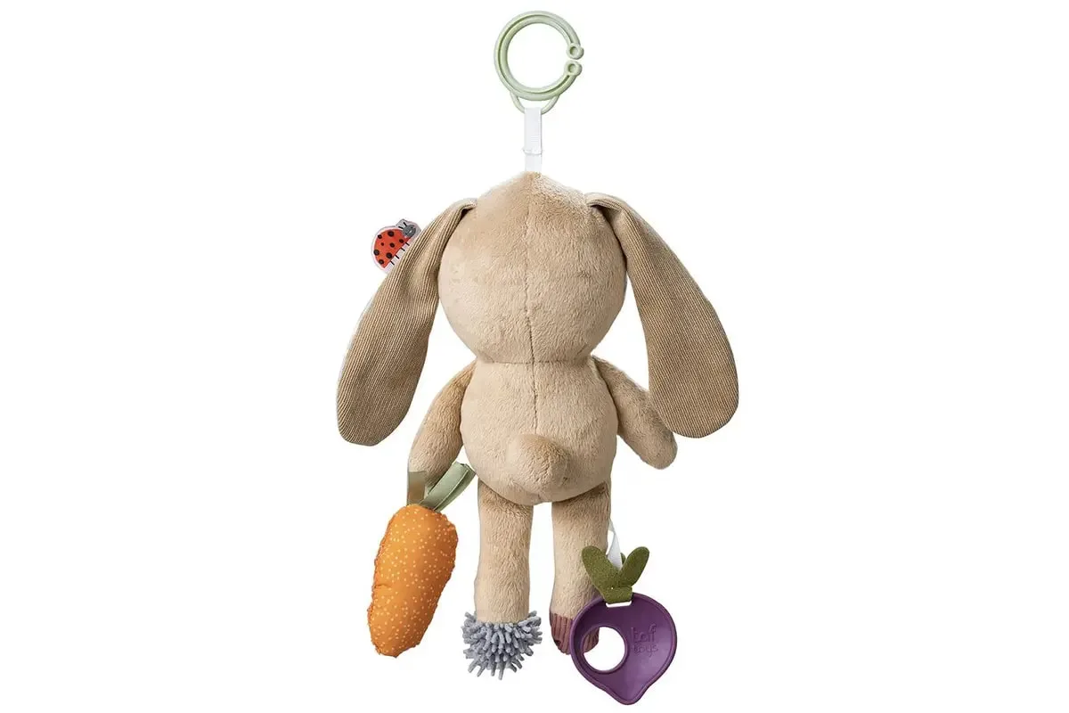 Бебешка мека играчка, Taf Toys, Зайче, 13 × 8 × 36 cm - Image 2